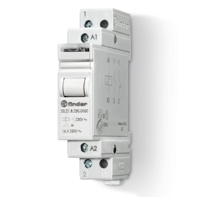 Finder 20.21.9.024.0000 24VDC 1NO Kontak Darbe Akım Anahtarı