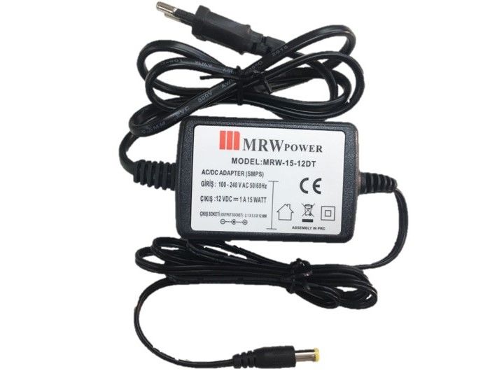 Mervesan MRW-1512DT 12VDC 1A Masaüstü Tipi Adaptör