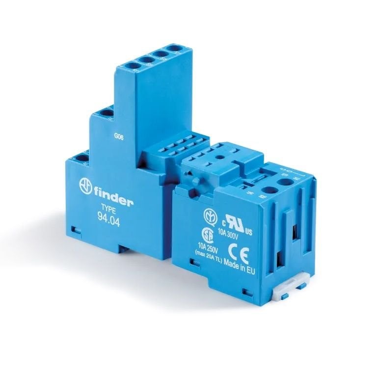 Finder 94.04.SMA 55.34 Serisi İçin Röle Soketi