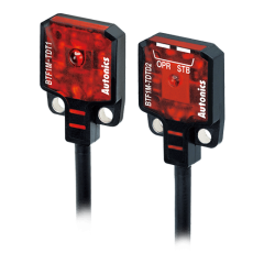 Autonics BTF1M-TDTD Karşılıklı 1M Algılama NPN Dark On Minyatür Kablolu Fotoelektrik Sensör