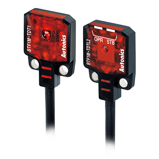 Autonics BTF1M-TDTL Karşılıklı 1M Algılama NPN Light On Minyatür Kablolu Fotoelektrik Sensör