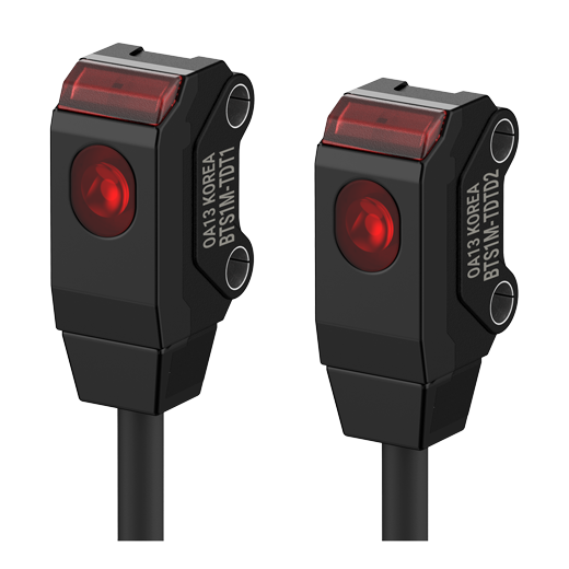 Autonics BTS1M-TDTD-P Karşılıklı 1M Algılama PNP Dark On Minyatür Kablolu Fotoelektrik Sensör