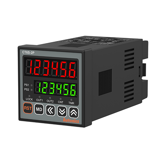Autonics CT6S-2P2 24-48VDC/24VAC 6 Hane 48x48mm Dijital Sayıcı