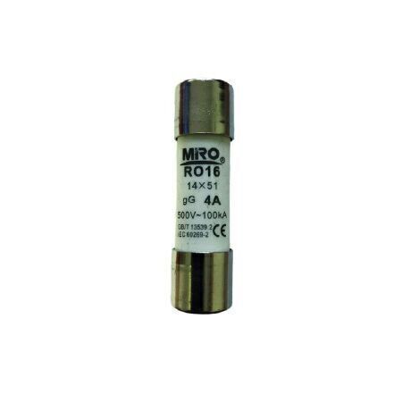 Bor Miro RO16 500V 63A gG 14x51 mm 500V 63A Gecikmeli Porselen Sigorta
