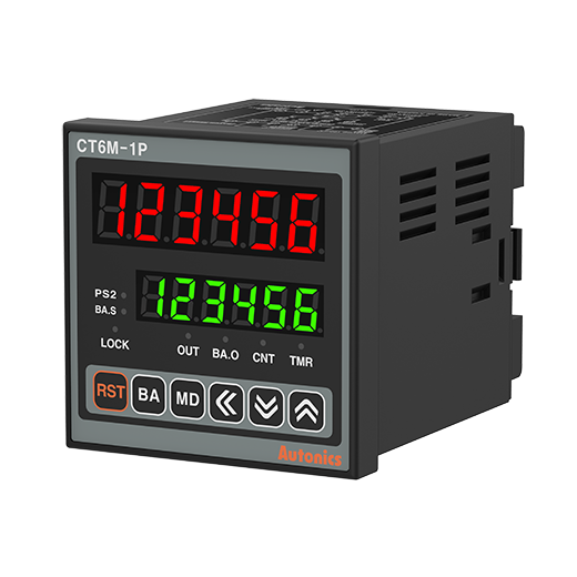 Autonics CT6M-1P2 24-48VDC/24VAC 6 Hane 72x72mm Dijital Sayıcı