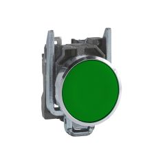 Schneider XB4-BA31 22mm Metal Yaylı Buton 1NO Yeşil