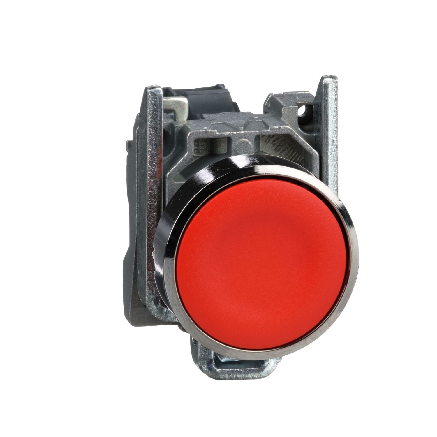 Schneider XB4-BA42 22mm Metal Yaylı Buton 1NC Kırmızı