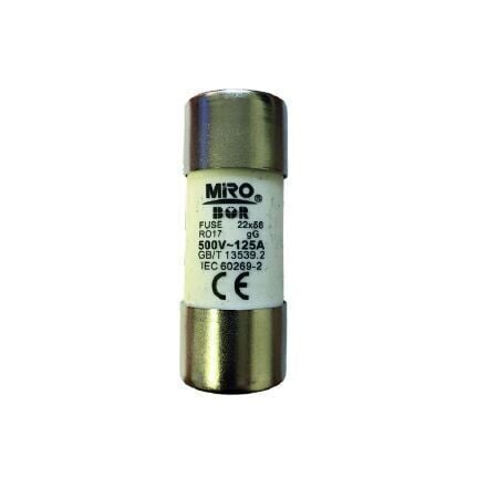 Bor Miro RO17 500V 25A gG 22x58 mm 500V 25A Gecikmeli Porselen Sigorta