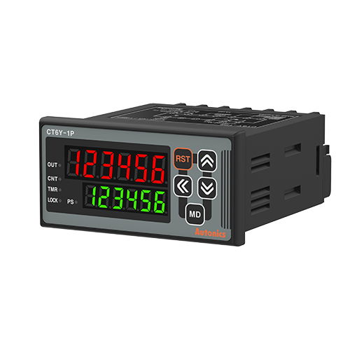 Autonics CT6Y-1P4T 100-240VAC 6 Hane 36x72mm RS485 Dijital Sayıcı