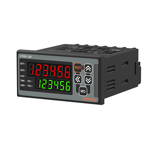 Autonics CT6Y-2P4 100-240VAC 6 Hane 36x72mm Dijital Sayıcı