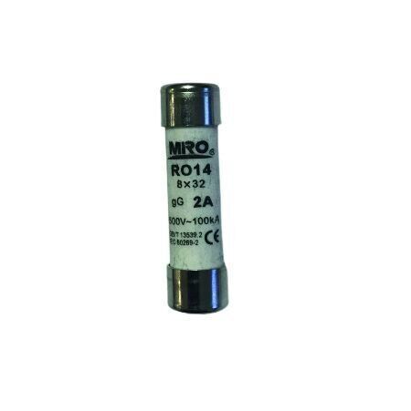 Bor Miro RO14 500V 12A gG 8x32 mm 500V 12A Gecikmeli Porselen Sigorta