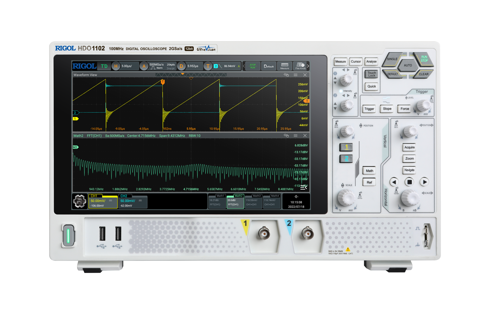 Rigol DHO1102 100MHz 2 Kanallı Dijital Osiloskop