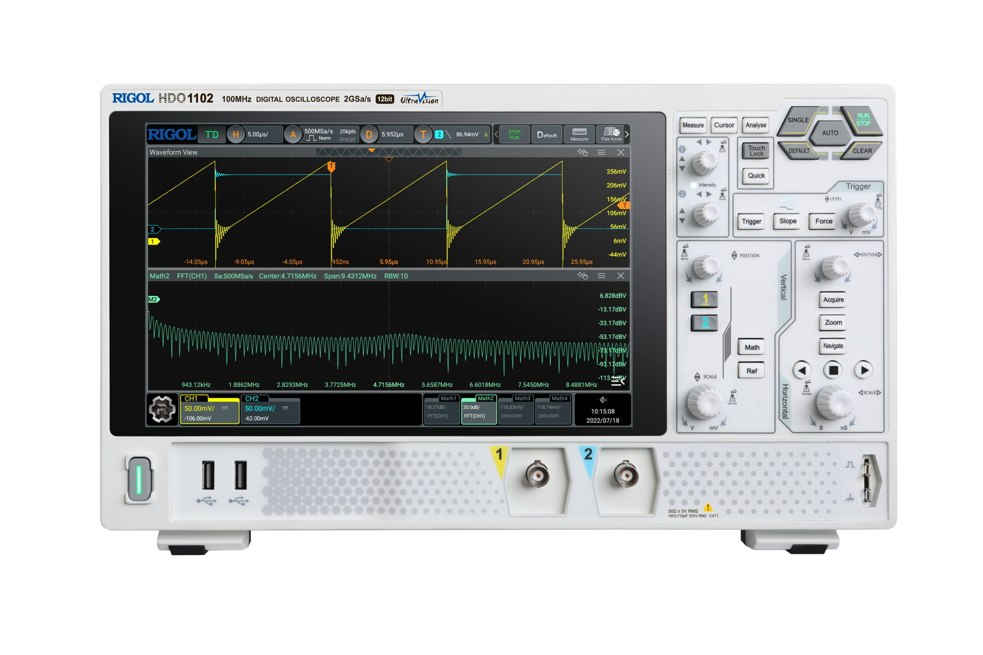Rigol DHO1102 100MHz 2 Kanallı Dijital Osiloskop