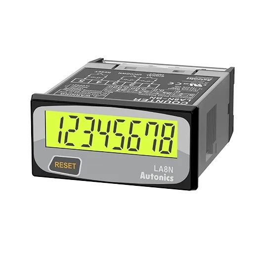 Autonics LA8N-BV-L PNP Girişli 8 Hane 24x48mm Led Ekranlı Sayıcı