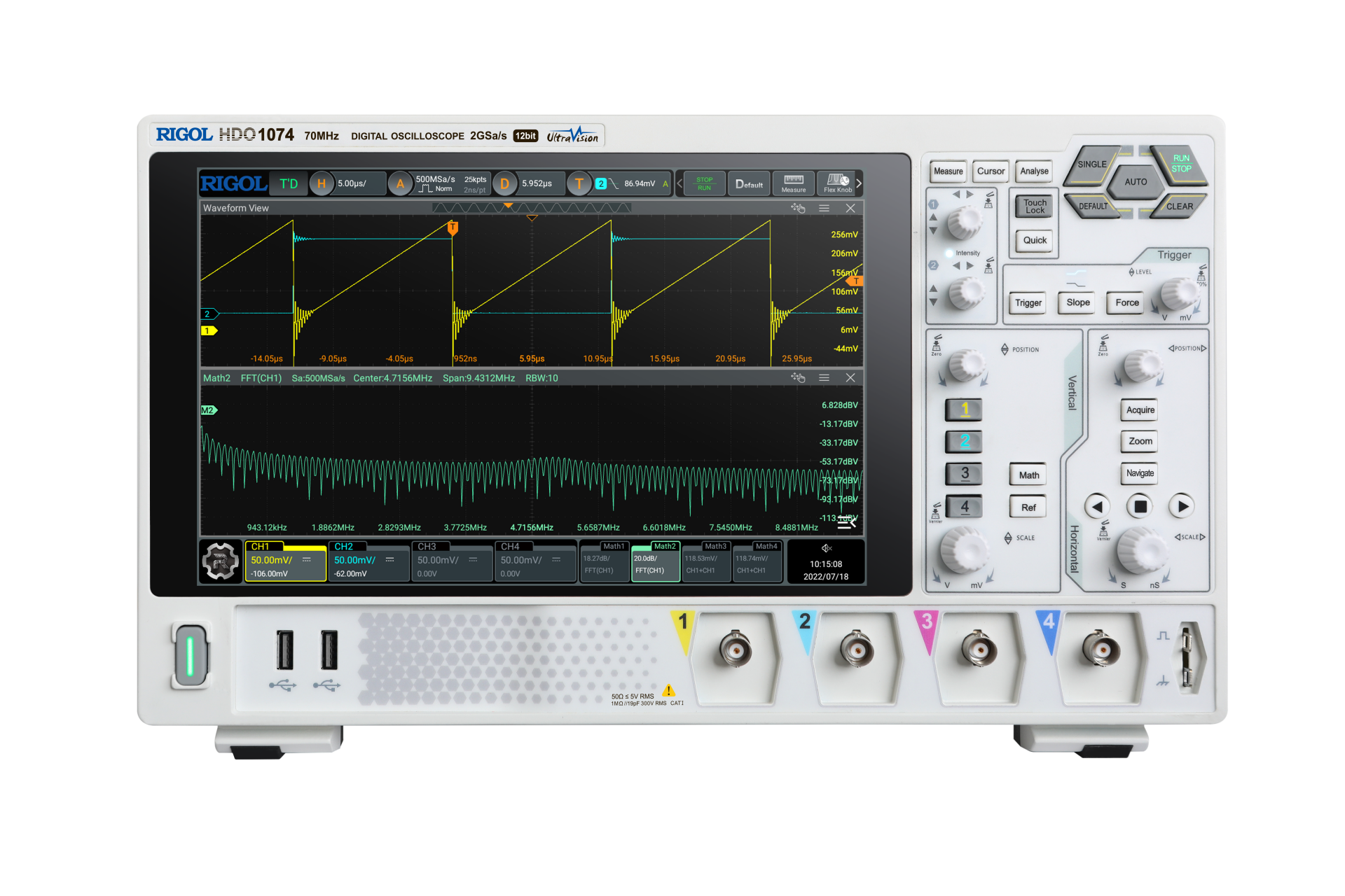 Rigol DHO1074 70MHz 4 Kanallı Dijital Osiloskop