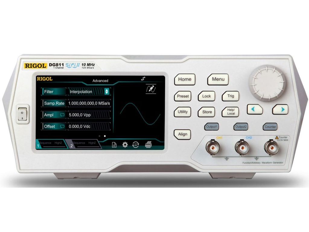 Rigol DG812 10 MHz 2 Kanallı Sinyal Jeneratörü