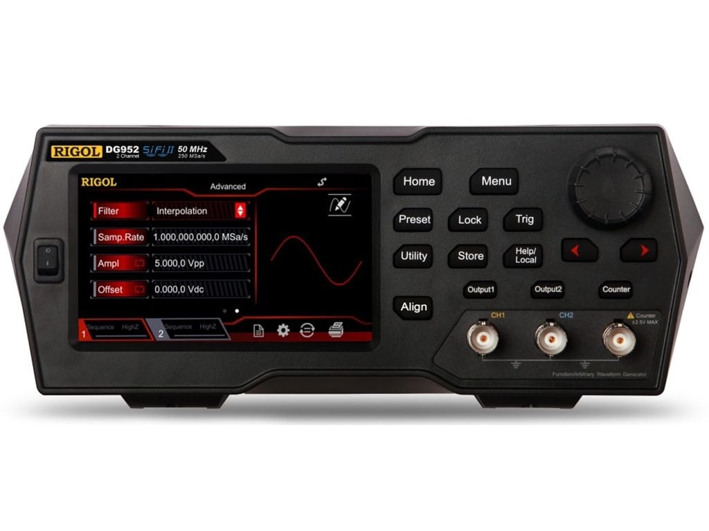 Rigol DG952 50 MHz 2 Kanallı Sinyal Jeneratörü