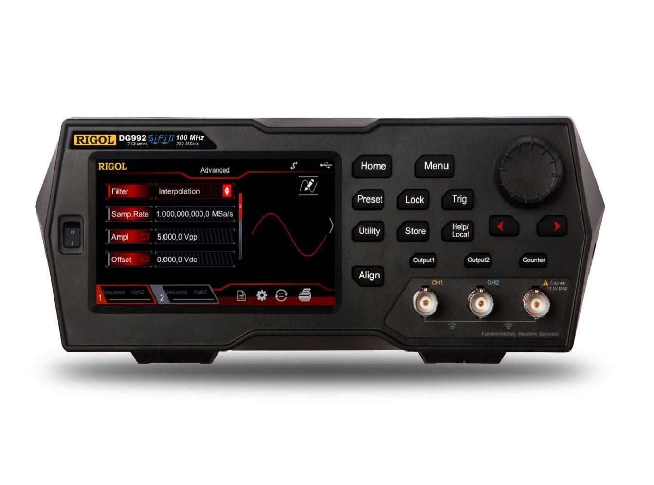 Rigol DG992 100 MHz 2 Kanallı Sinyal Jeneratörü