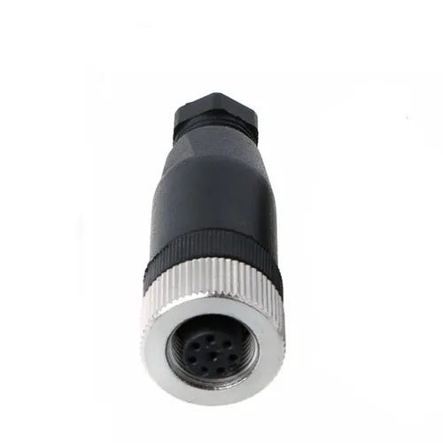 BNB-M1208FS M12 8 Pin Düz Dişi Sensör Soketi