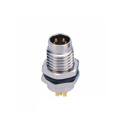 BNB-M0804M-P M8 4 Pin Erkek Panel ve Kart Tipi Konnektör