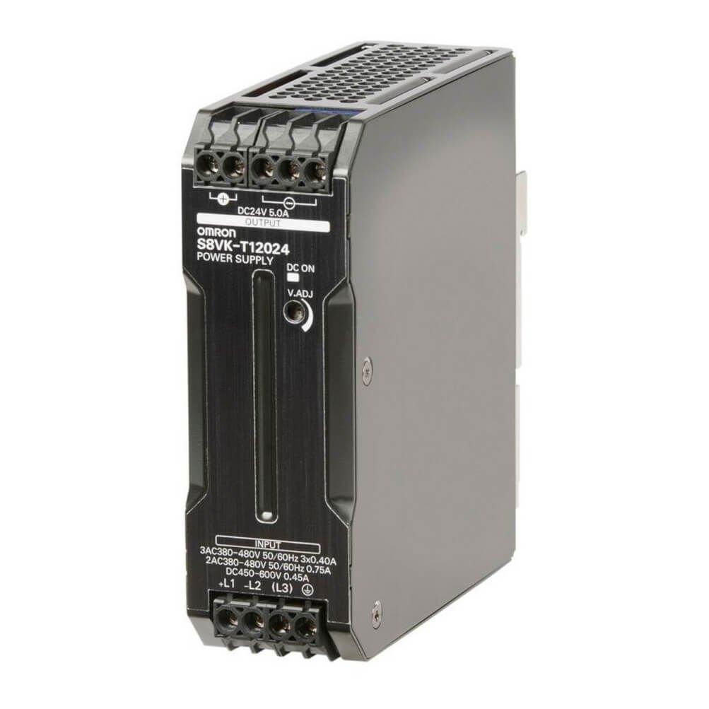 Omron S8VK-T12024 24VDC 5A Ray Tipi Trifaze Güç Kaynağı