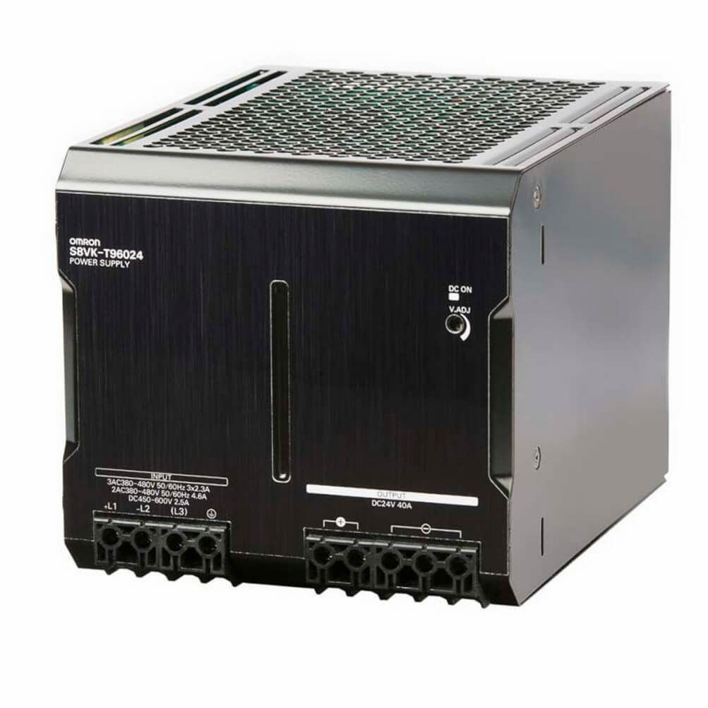 Omron S8VK-T96024 24VDC 40A Ray Tipi Trifaze Güç Kaynağı
