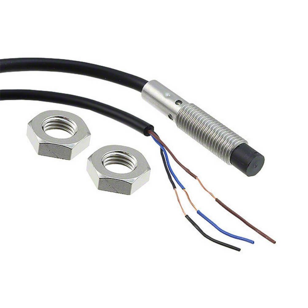 Omron E2B-S08KN04-WP-B2 2M M8 4MM PNP NC Kısa Gövde Çıkık Kafa Kablolu Endüktif Sensör