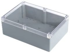 Altınkaya SE-264 265X185X95 MM IP67 Contalı Kutu Şeffaf Kapak